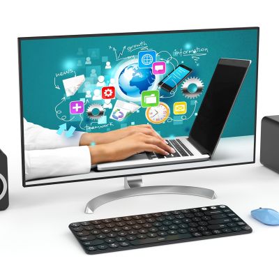 显示器 键盘 鼠标 音响 电脑主机