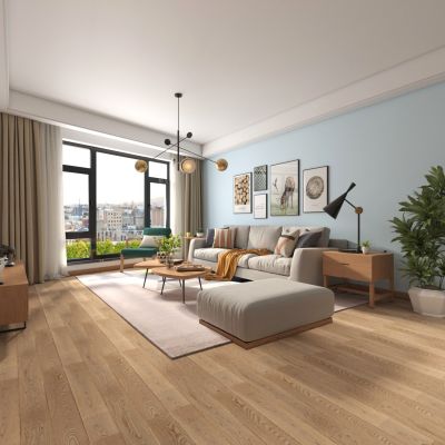 北欧客餐厅 沙发组合 餐桌椅 吊灯 挂画