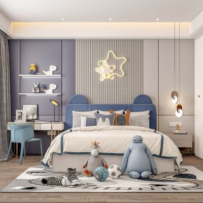 现代家居男孩房