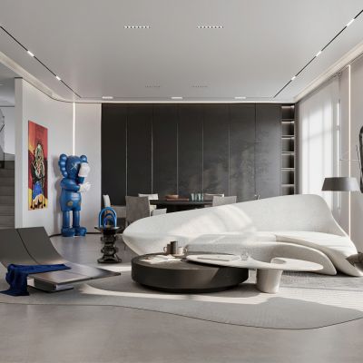 现代轻奢客餐厅