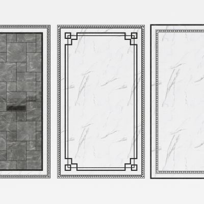 新中式地面拼花