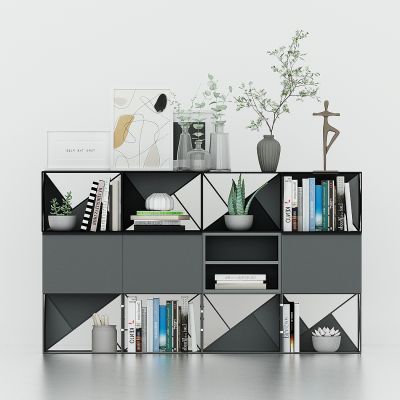 现代装饰柜，边柜，展示柜，书架柜，储物柜，摆件柜