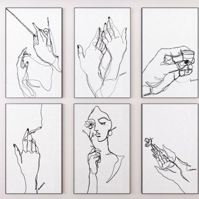 现代极简装饰画