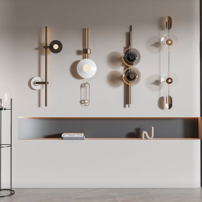 现代轻奢壁灯组合
