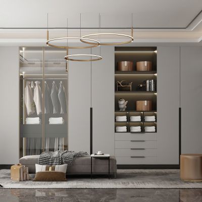 现代衣帽间