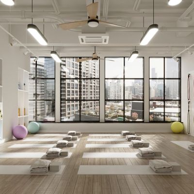 现代瑜伽健身房