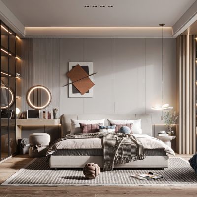 现代卧室
