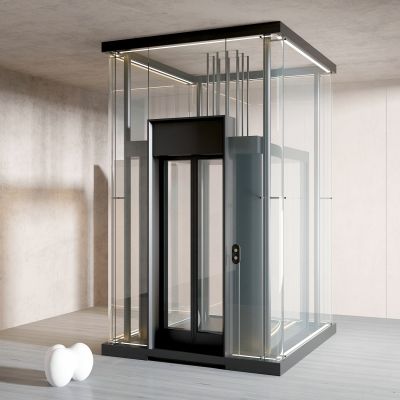 玻璃电梯