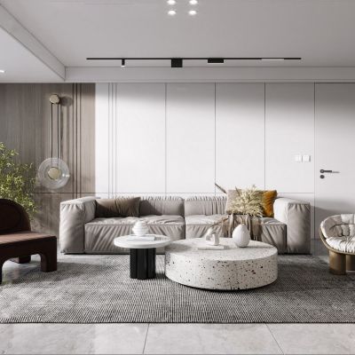 现代简约客餐厅