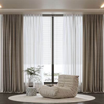 现代窗帘