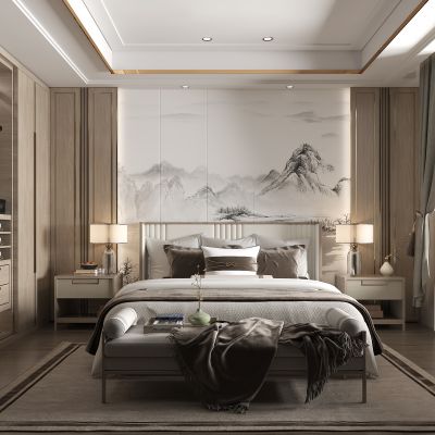 新中式卧室
