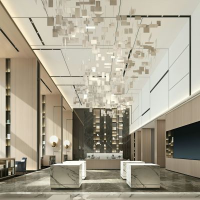 现代售楼处大厅