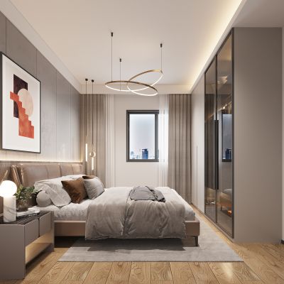 现代卧室