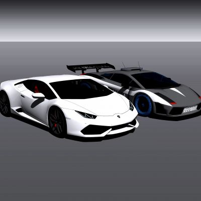 现代风格跑车