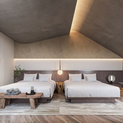 侘寂风民宿客房