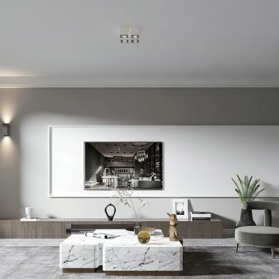 现代极简客餐厅