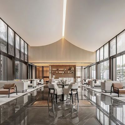 现代售楼处洽谈区