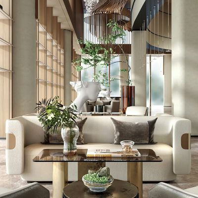 现代售楼处洽谈区