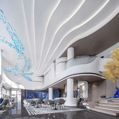 现代售楼处洽谈区