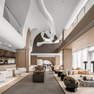 现代售楼处洽谈区