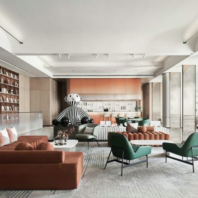 现代售楼处洽谈区