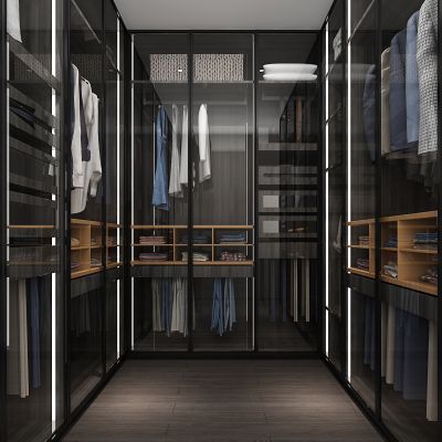 现代衣帽间