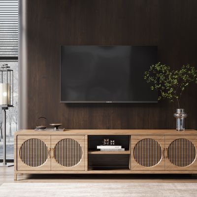新中式电视柜组合 