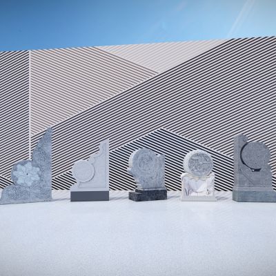 中式雕塑小品 门前石鼓雕塑 抱鼓石 四合院入口雕塑 石鼓