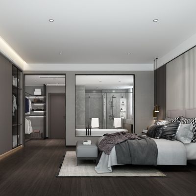 现代主卧室
