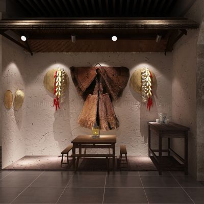 农业文化宣传展厅 抗战宣传展厅 蓑衣