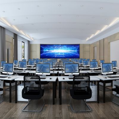 微机室 学校公共教室 网络培训室