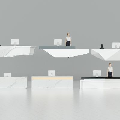 现代公司前台，服务台，接待台，吧台