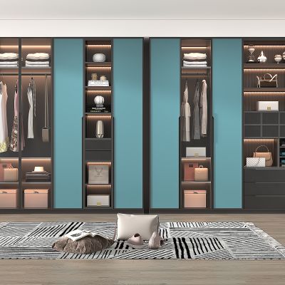 现代衣柜组合