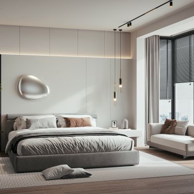 现代卧室