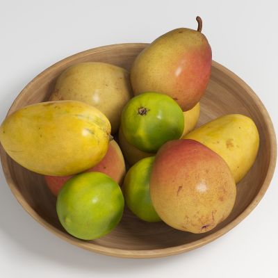 梨 芒果 橘子 果盘 水果