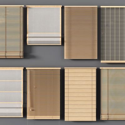 新中式卷帘竹帘折叠帘