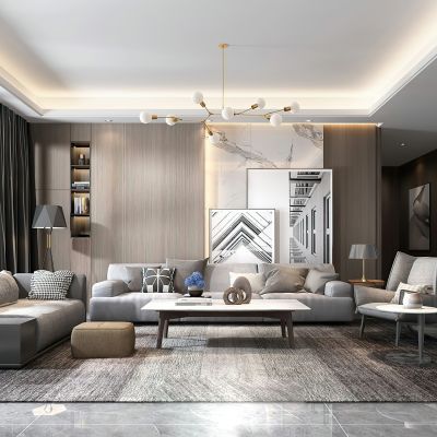 现代简约客厅