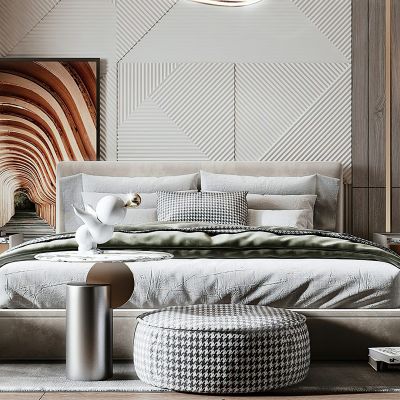 现代轻奢风格卧室