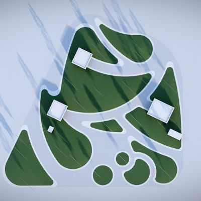 景观场地 住宅中心景观 微起伏地形景观 小山坡景观 商业公园景观