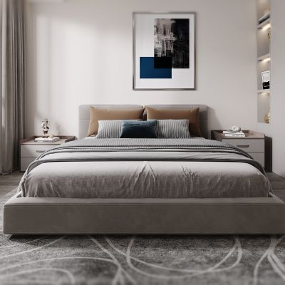 现代卧室，卧室