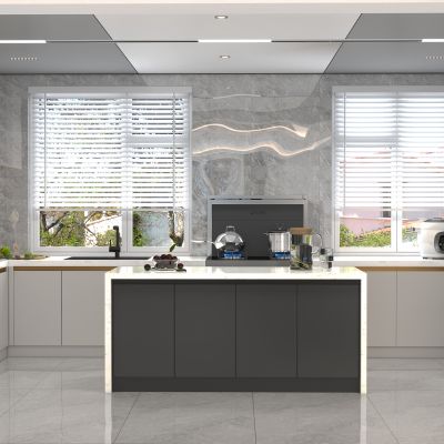现代蜂窝大板吊顶厨房