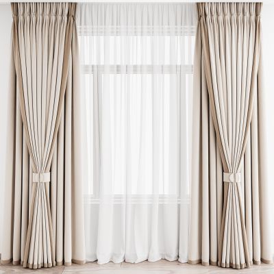 现代窗帘  纱帘