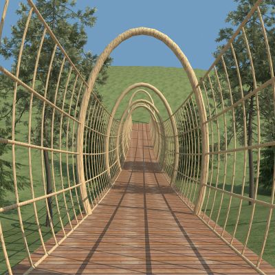 景观桥.室外大桥3D模型