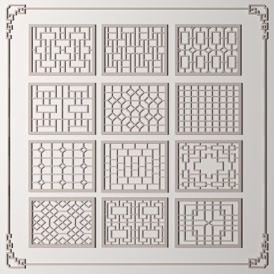 新中式雕花窗花