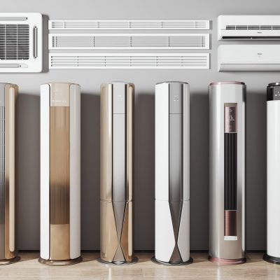 现代立柱式空调