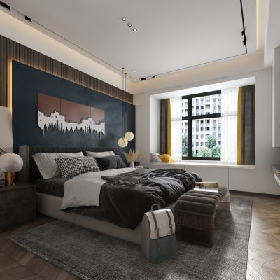 现代卧室