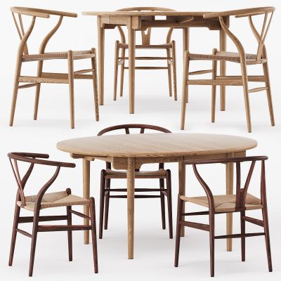 侘寂风餐桌椅|圆形餐桌|方形餐桌|靠背单椅|餐椅