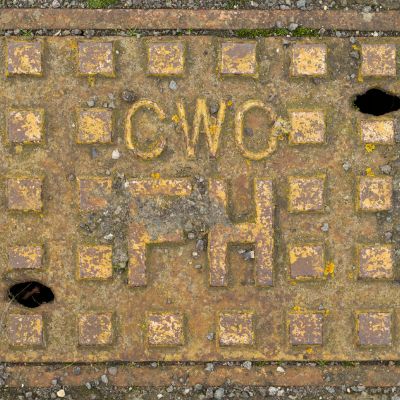 下水道井盖纹理