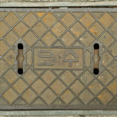 下水道井盖纹理