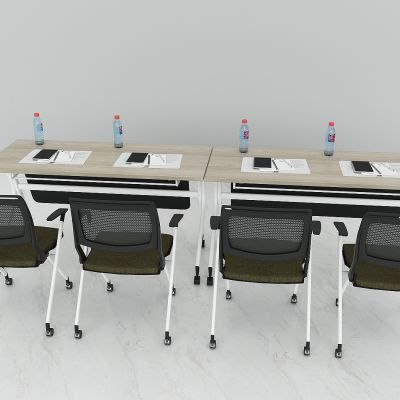 现代会议室报告厅会议桌椅，长条桌椅，长方形拼接会议桌椅
